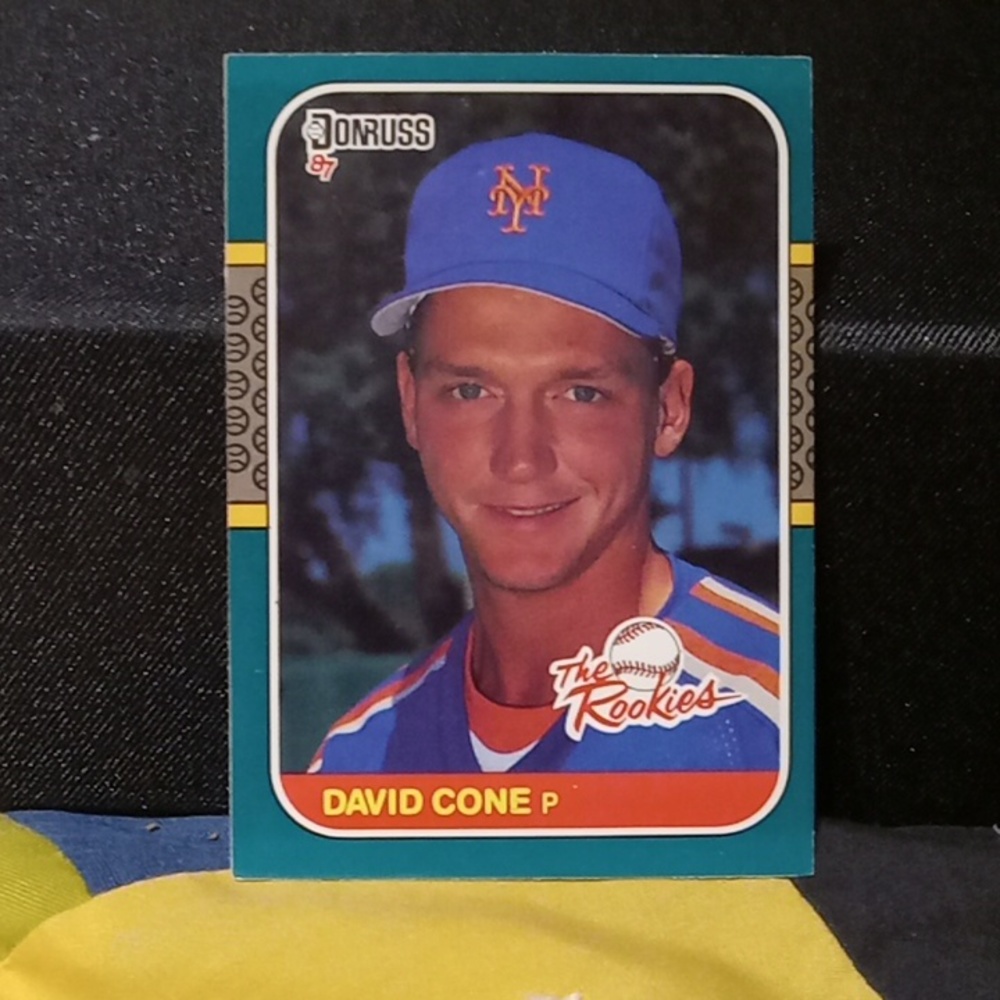 1987 Donruss David Cone rookie card, not mint but very good condition